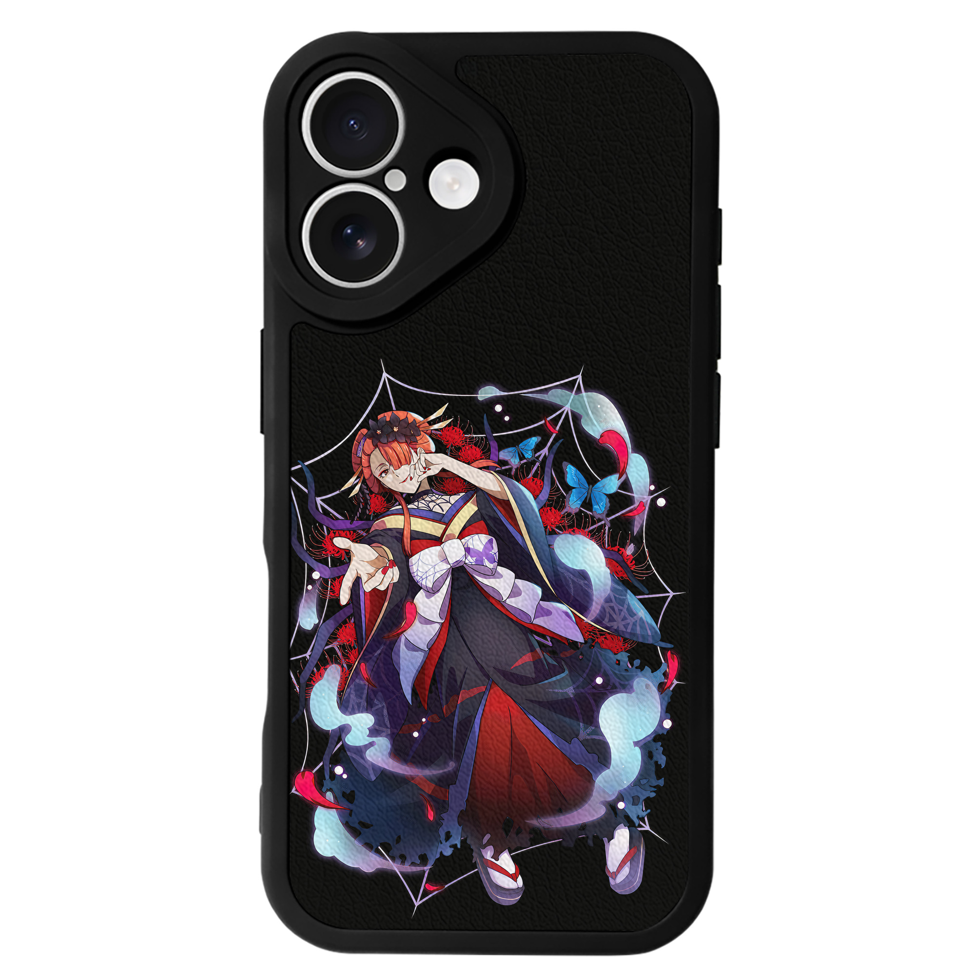 （画像用） 文豪ストレイドッグス Bungo Stray Dogs 【iPhone 16シリーズ対応】シリコンスマホケース（レザー調） 材質：シリコン